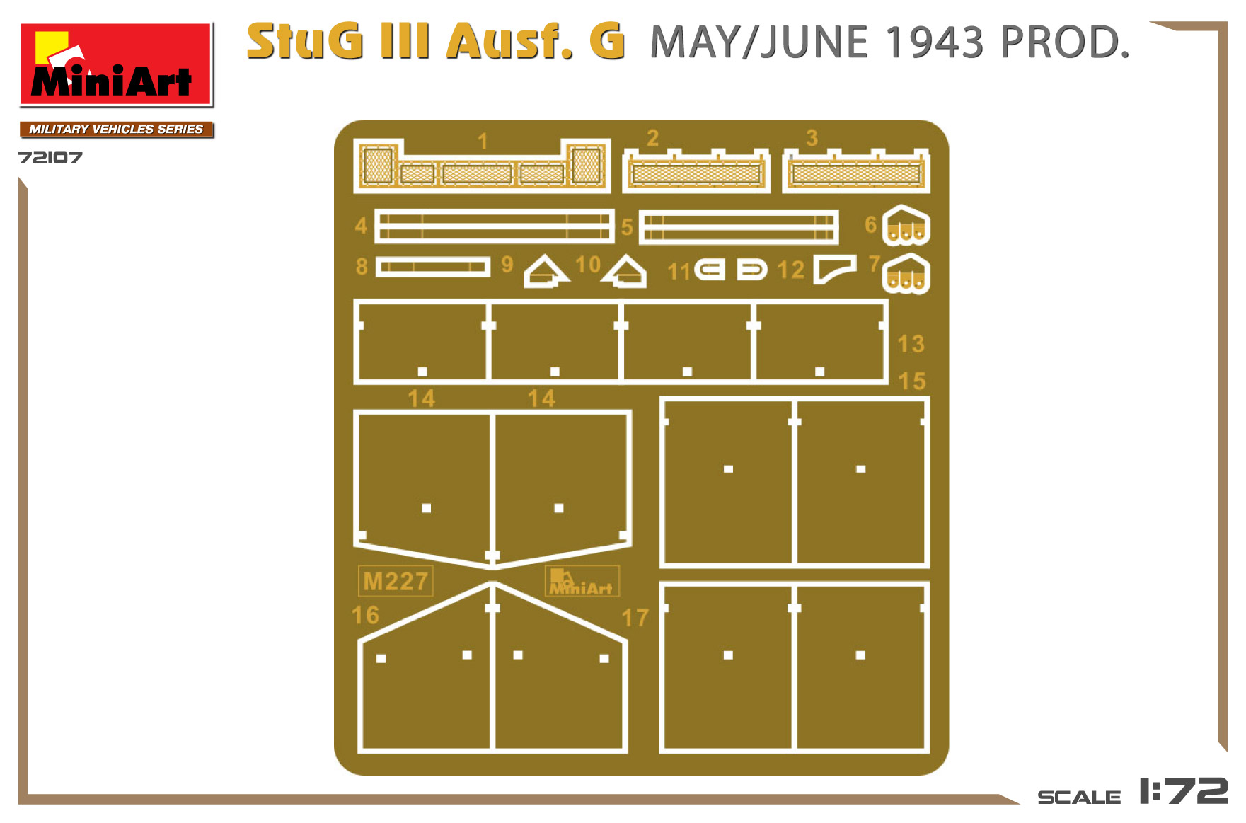 72107 StuG III Ausf. G May/June 1943 Prod.