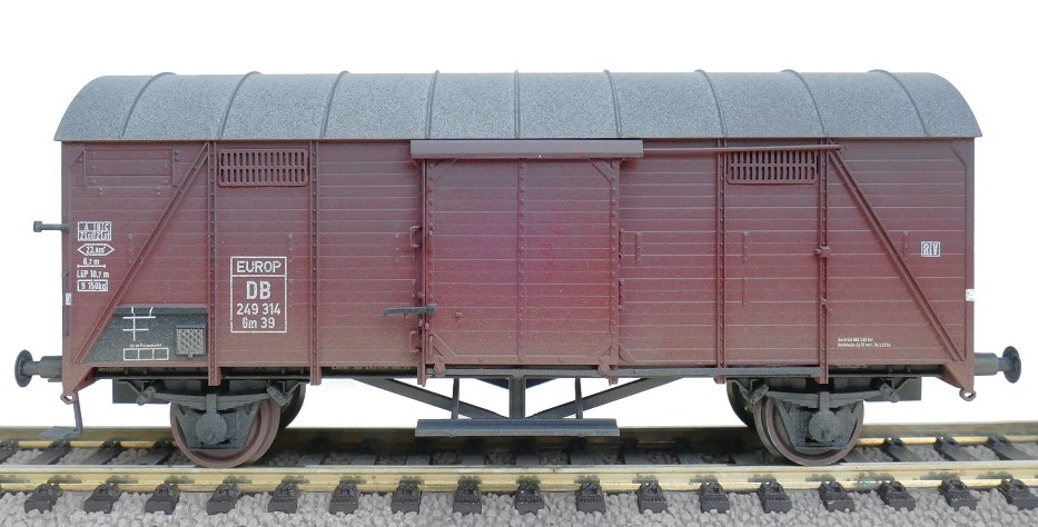 Exact-train 22073 DB ged. Güterwagen Bremen Gm/Gms39 Ep.3