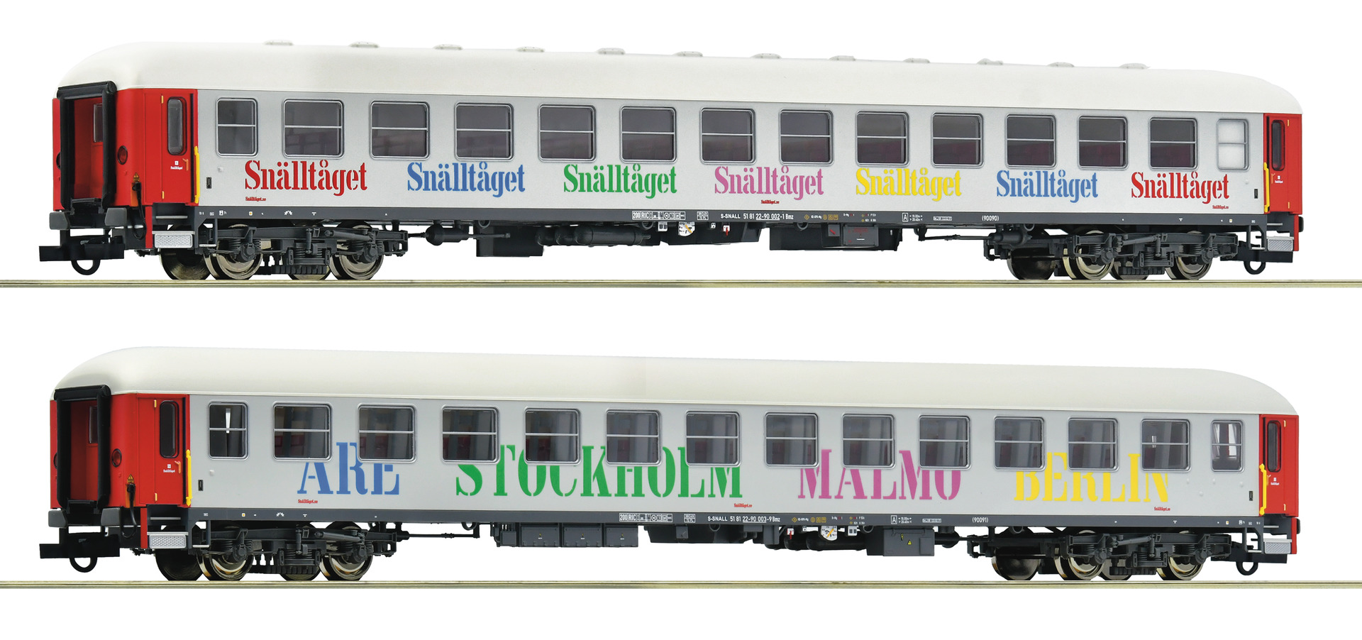 6200099 Snälltaget Reisezugwagen Set 2tlg. Ep.6
