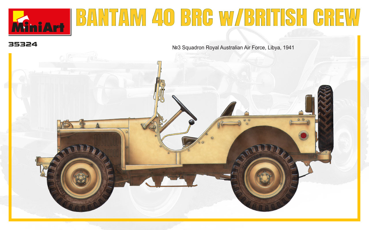 MiniArt 35324 Bantam 40 BRC w/british Crew