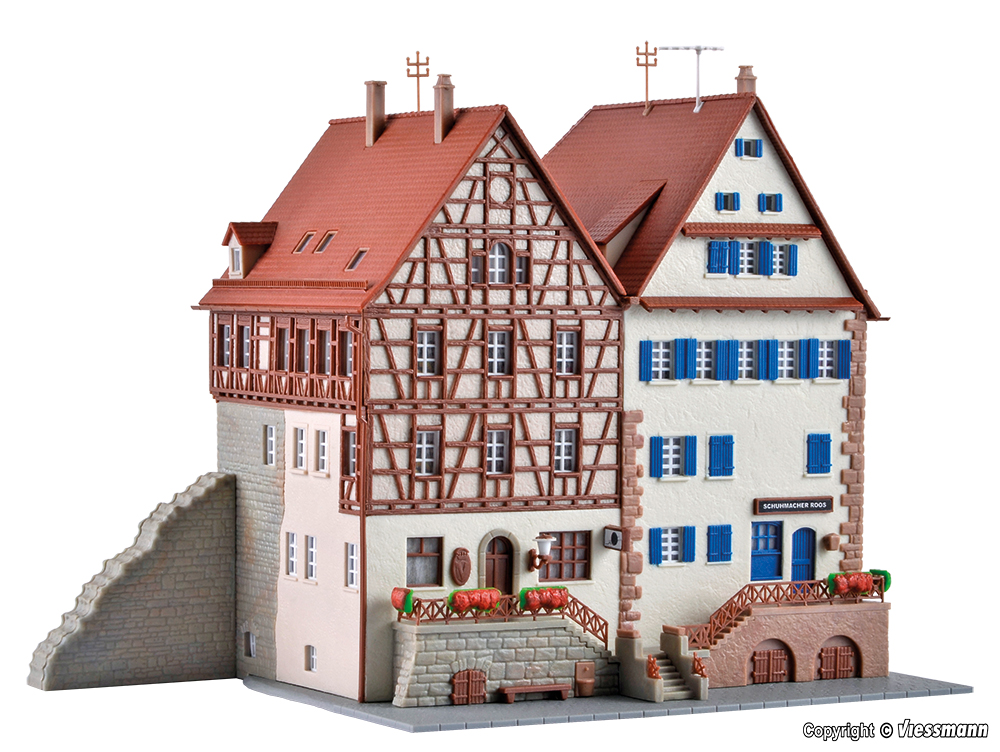 Kibri 37368 Fachwerkhäuser an der Stadtmauer