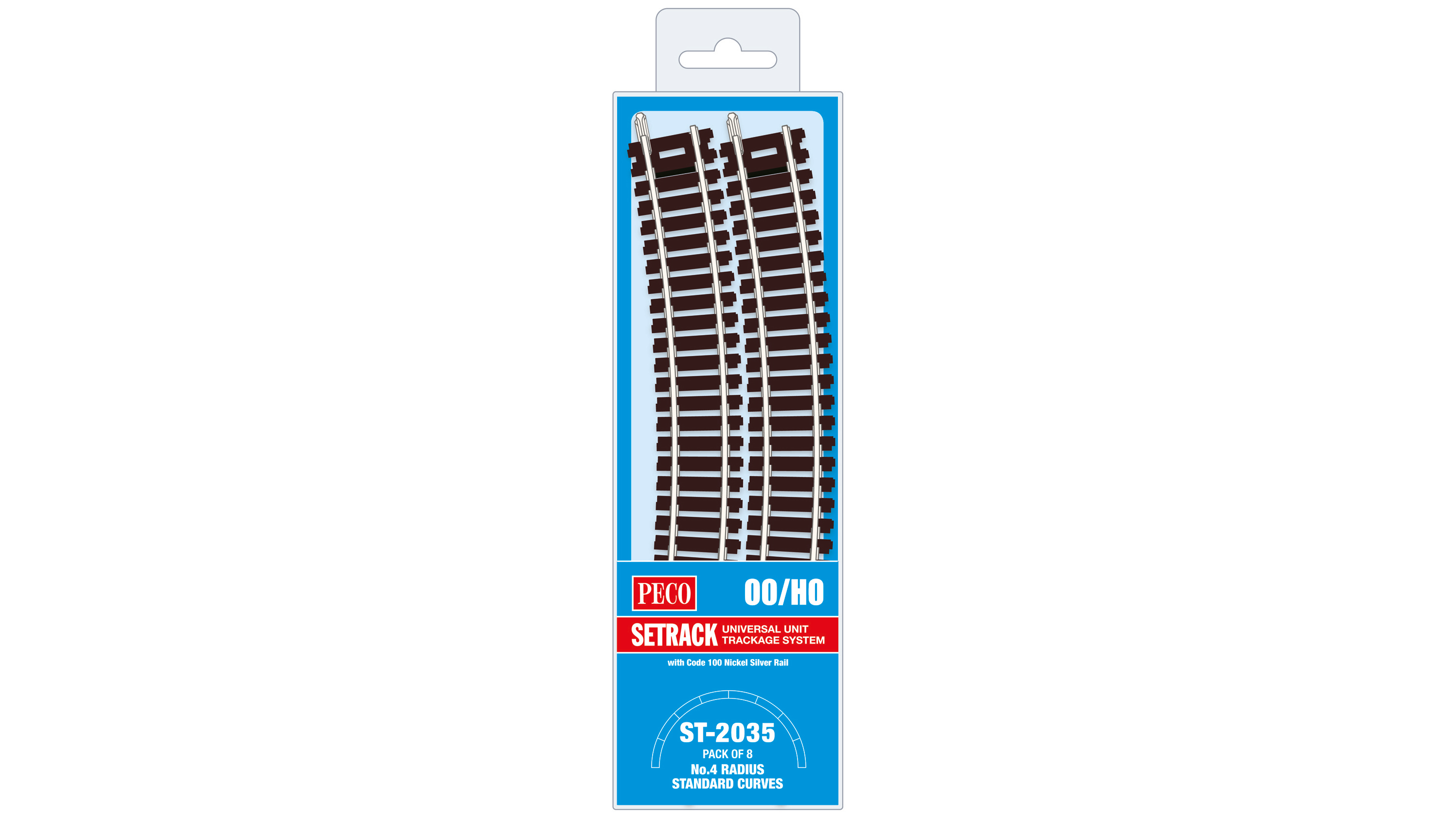 ST2035 Standardkurve, 4. Radius (Packung mit 8