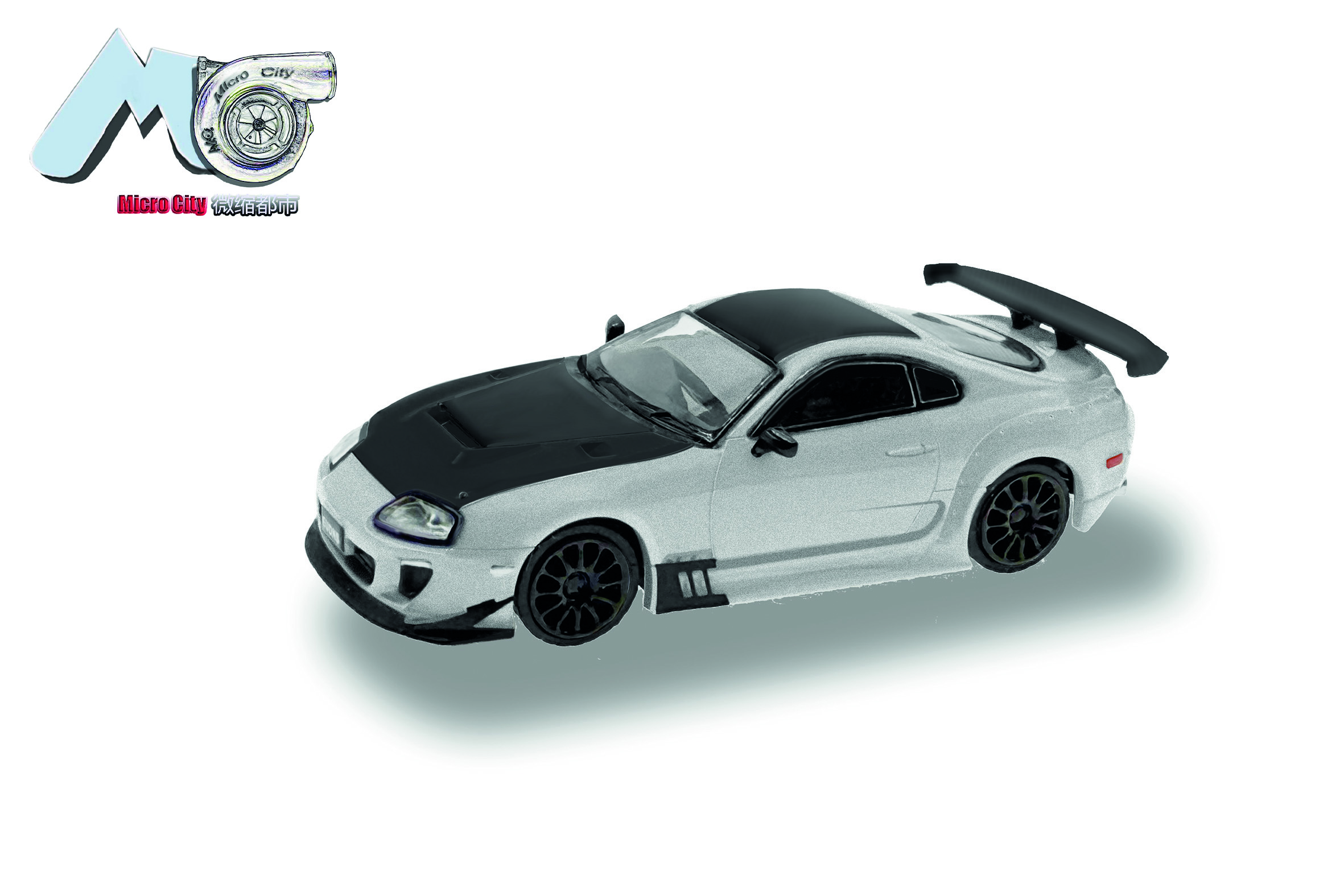 87MC000017 MicroCity: Toyota Supra silber