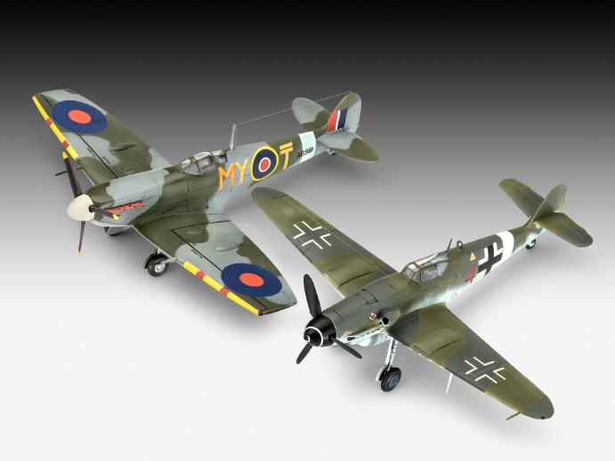 Revell 03710 Combat Set: Bf 109G-10 & Spitfire