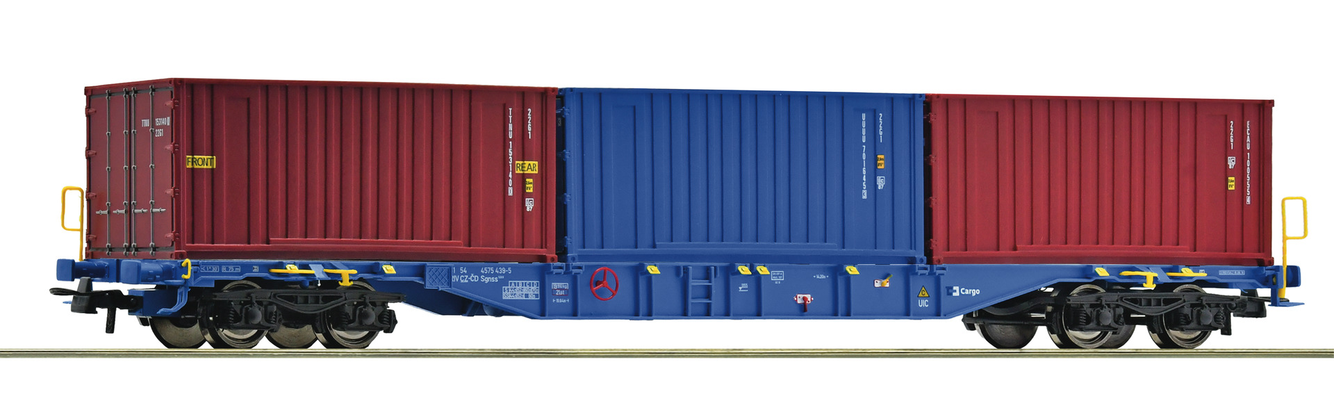 Roco 6600145 CD Cargo Containertragwagen Sgnss Ep.6