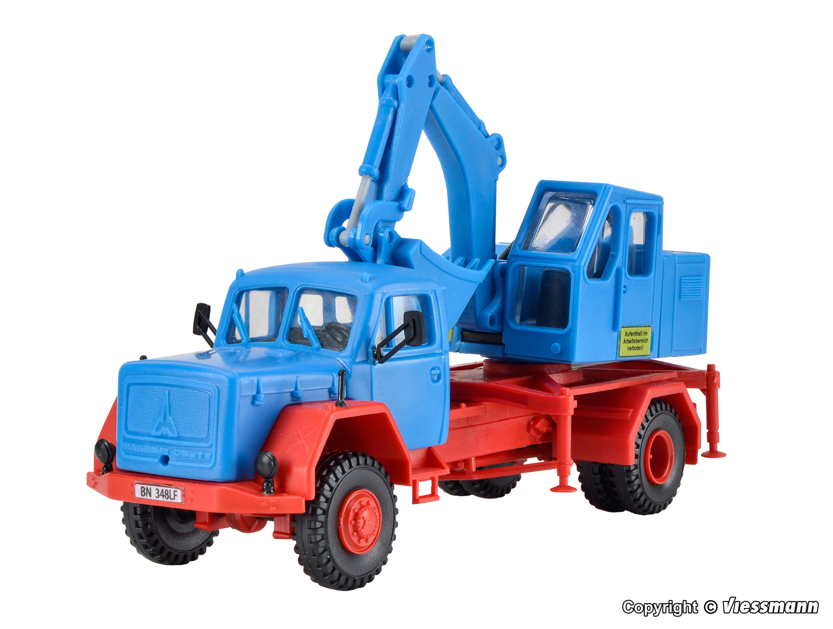 14130 MAGIRUS Eckhauber mit Bagger