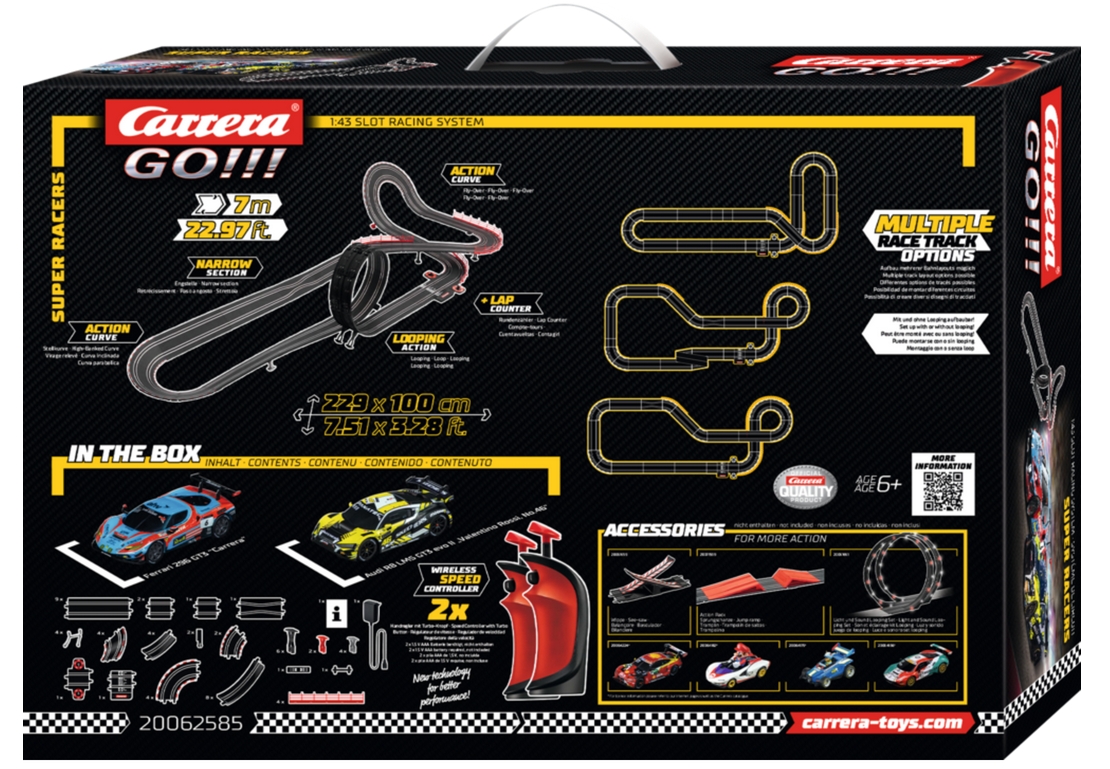 Carrera 62585 GO!!! StartSet: Super Racers [WIRELESS]