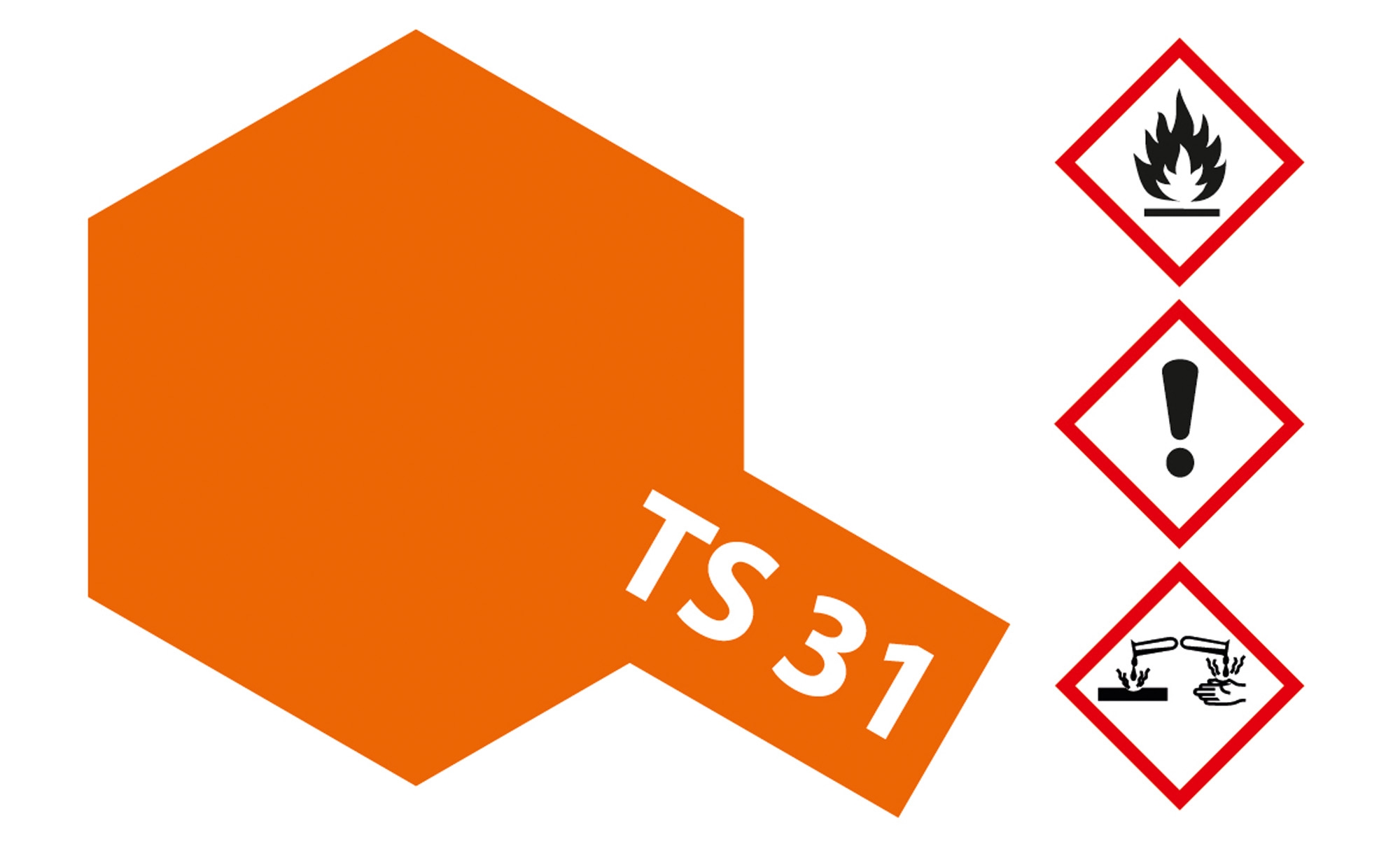 85031 TS31 - Spray leucht-orange 100ml (gl)