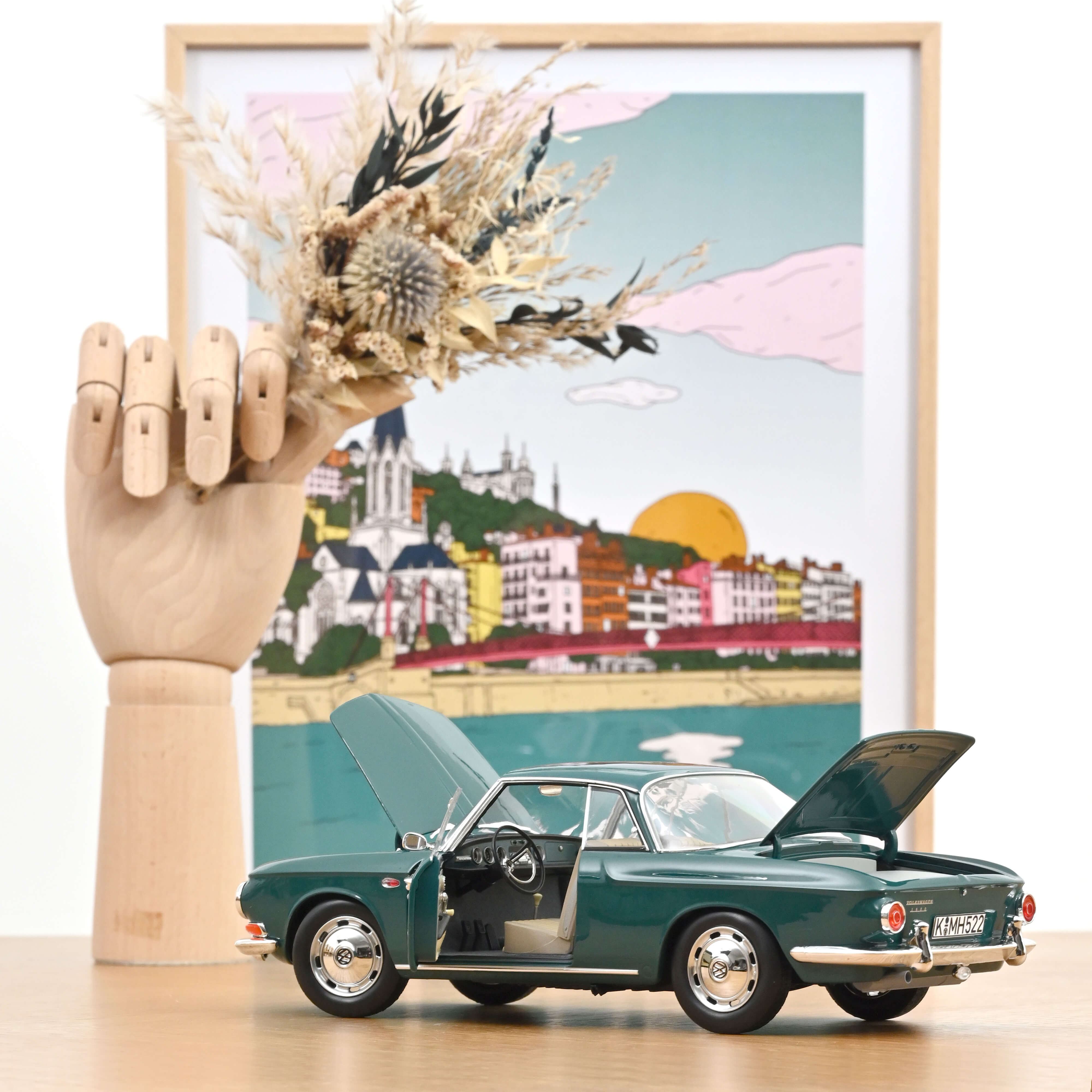 Norev 188648 VW Karmann Ghia 1500 grün (1963)