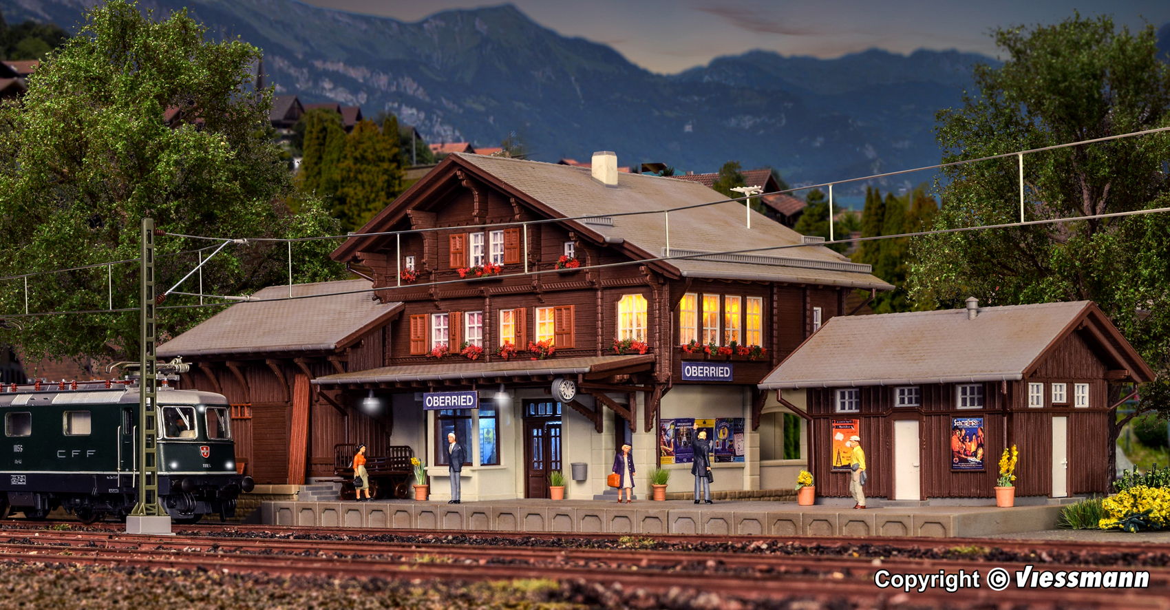 Kibri 39370 Bahnhof Oberried CH