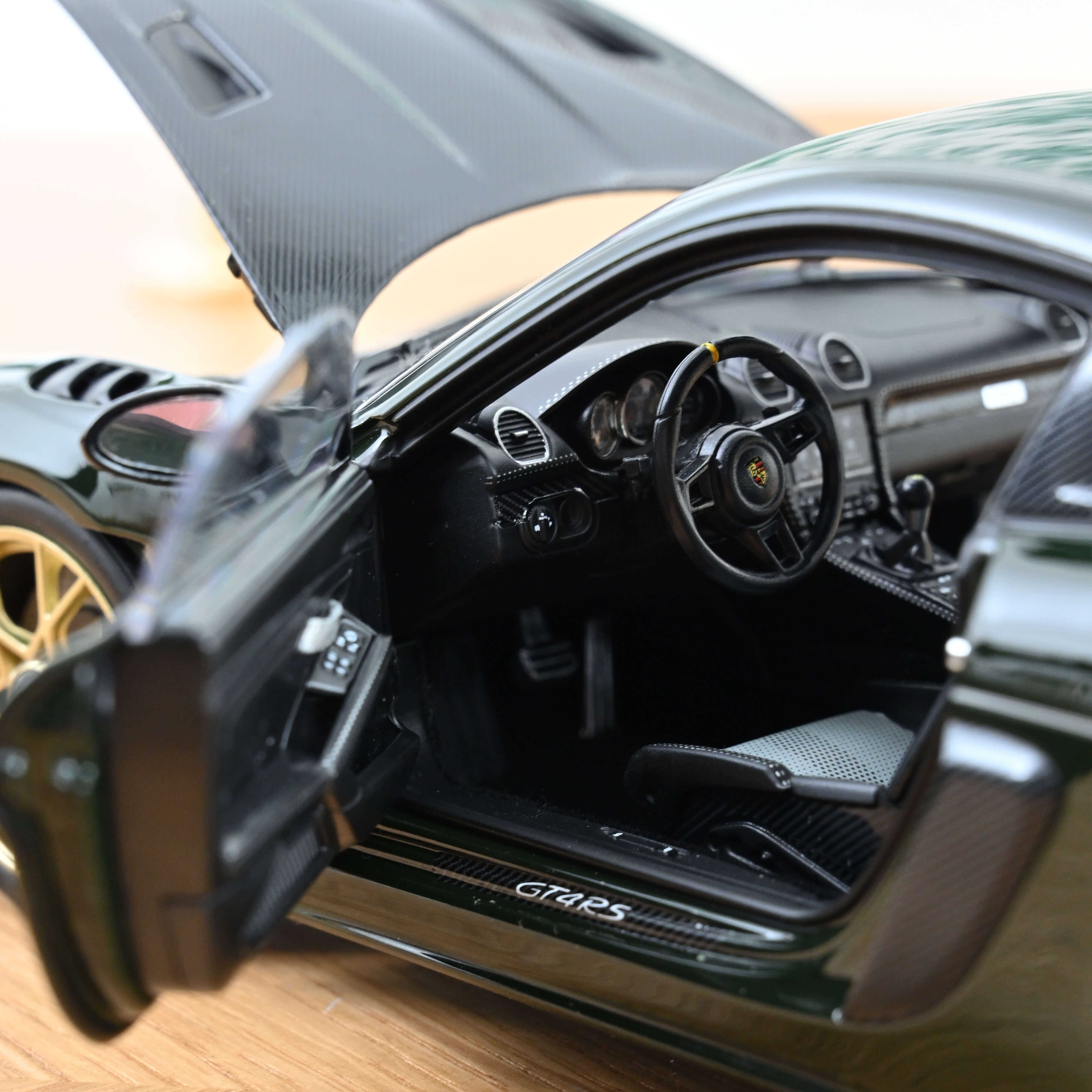 Norev 187250 Porsche Cayman GT4 RS w/Weissach green