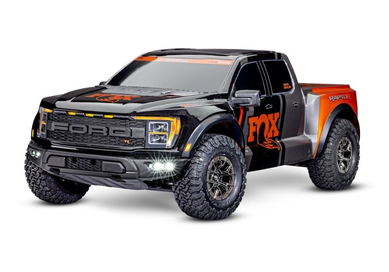 TRX101076-4FOX Ford Raptor-R 4x4 VXL schwarz 1/10 Pro-