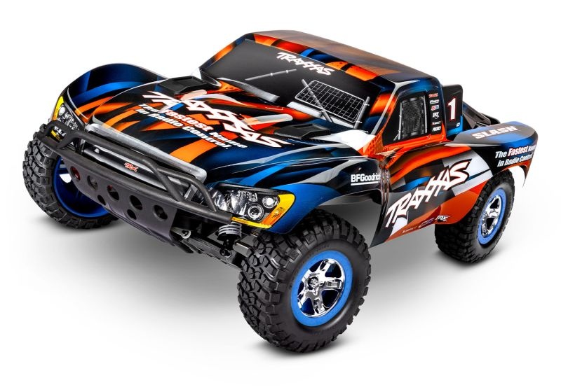 TRX58034-8ORNG SLVR Slash orange 1/10 2WD ShortCourRTR