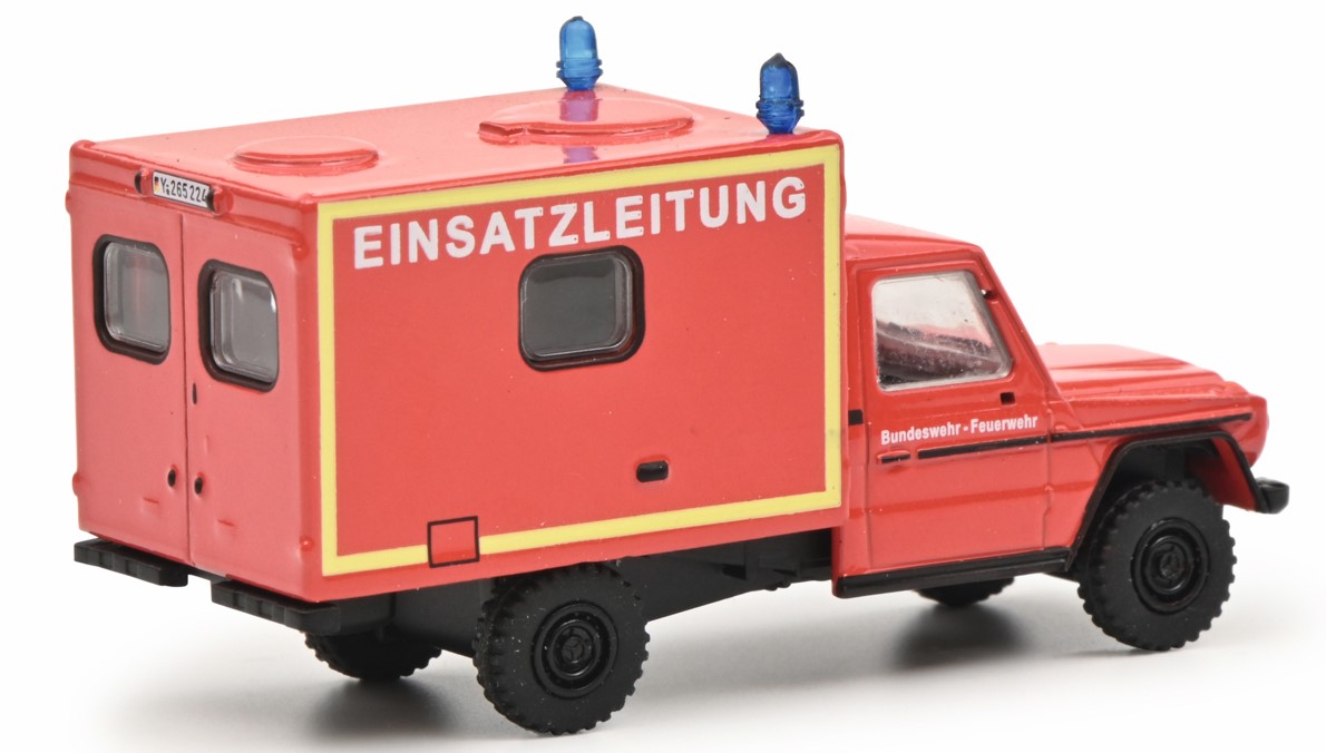 Schuco 452668700 MB G-Modell Koffer Feuerwehr rot