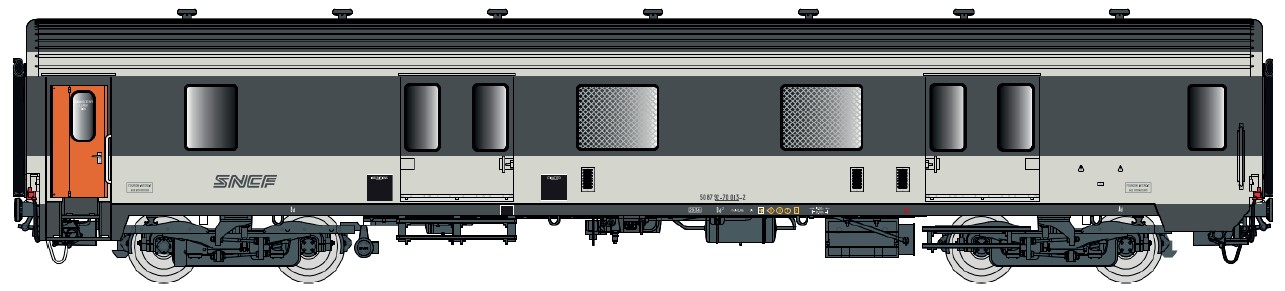 31232 SNCF Corail Packwagen MC76 Dd2 Ep.4/5