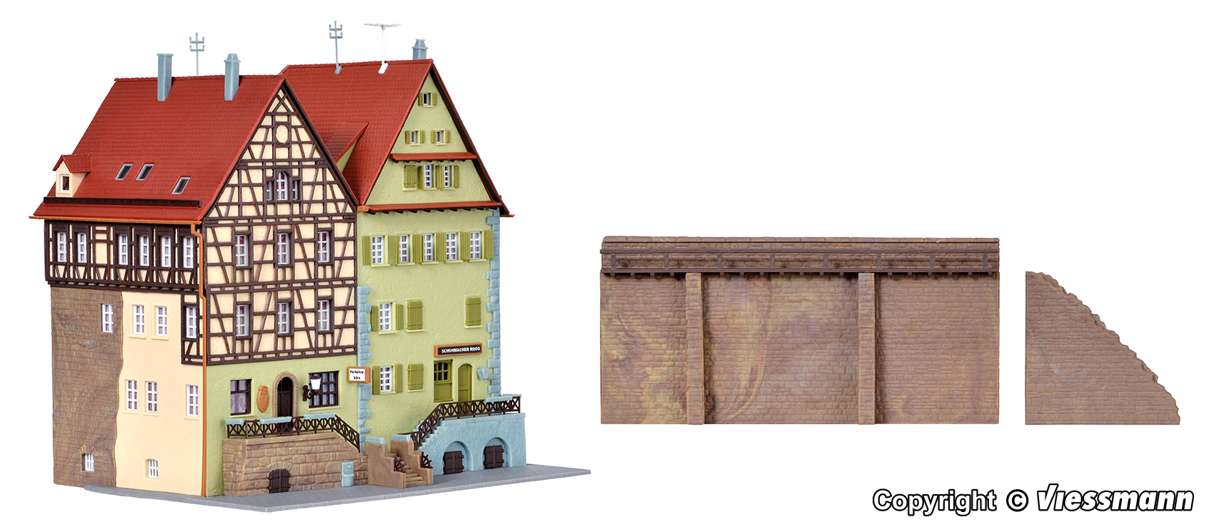 Kibri 37110 Häuser auf der Mauer Schwäbisch Hall