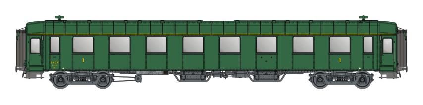 MW40919 SNCF Reisezugwagen A8 OCEM 1.Kl. Ep.3d