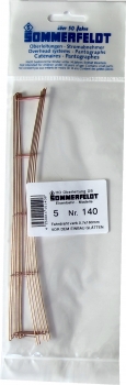 Sommerfeldt 140 Fahrdraht verkupfert 0,7 x 180 mm