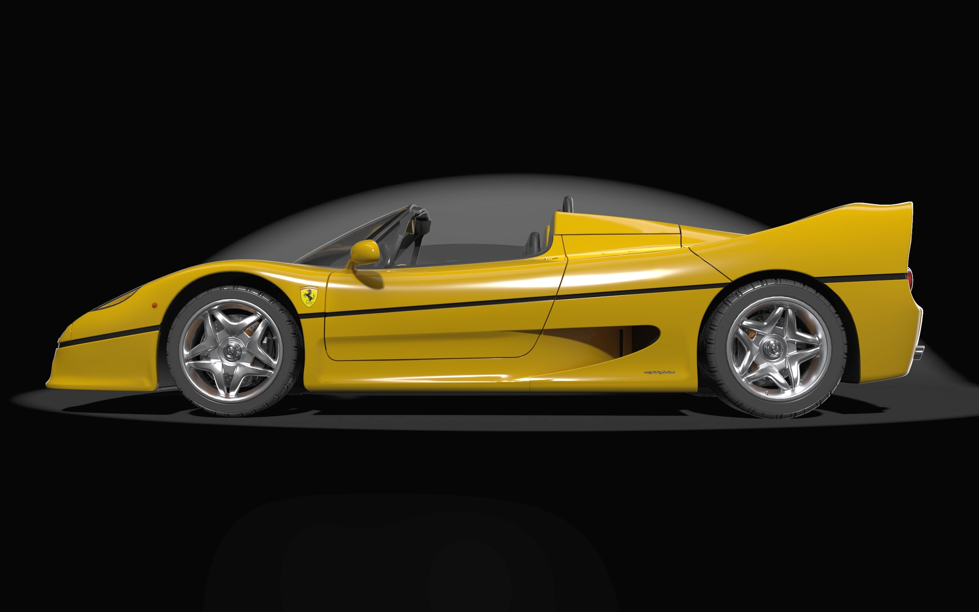 Pocher HK63 POCHER Ferrari F50 - Giallo Modena