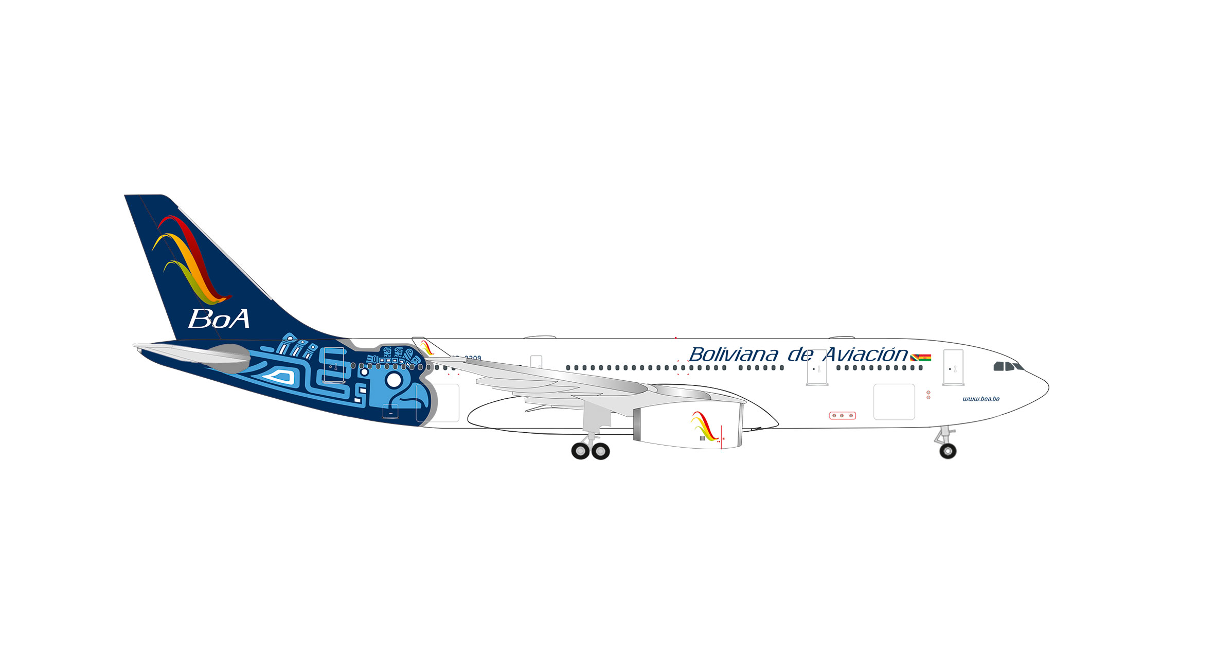 539630 Airbus A330-200 Boliviana de Aviación