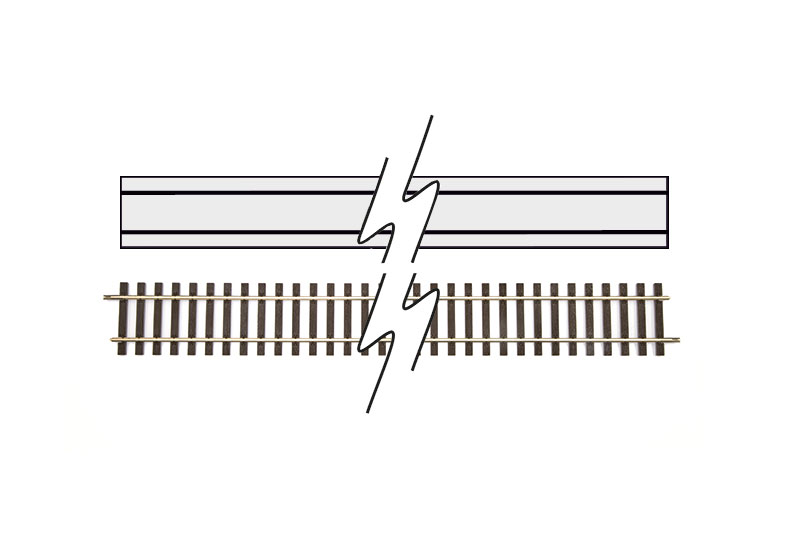 45014 Gleis flexibel 914,40 mm