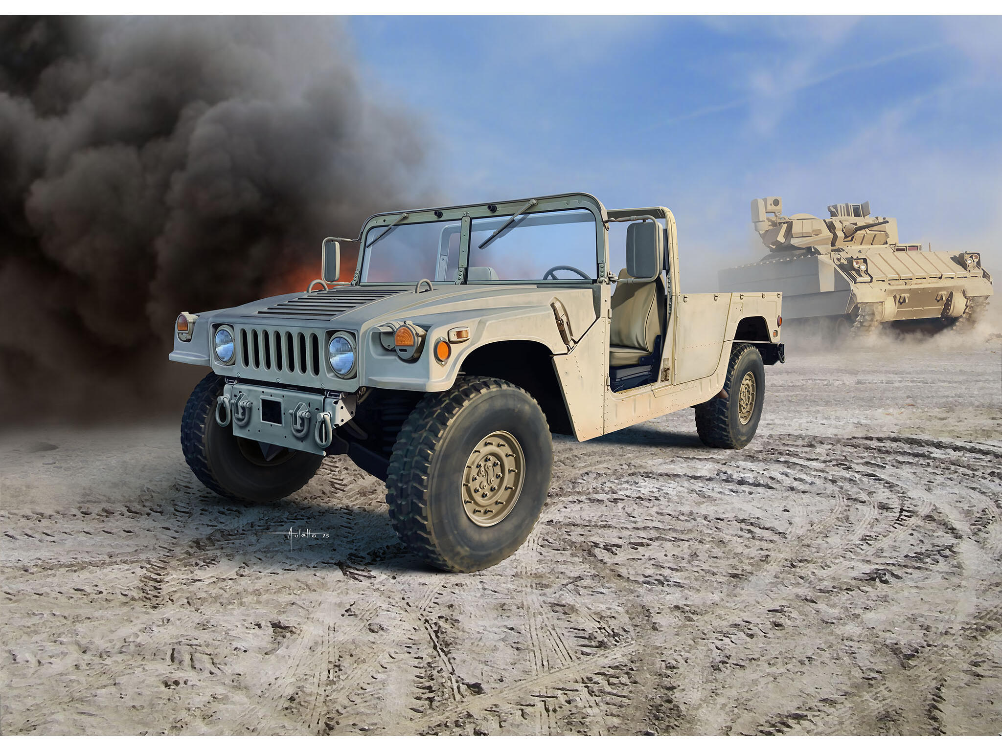 Revell 03366 HMMWV M109 7A2