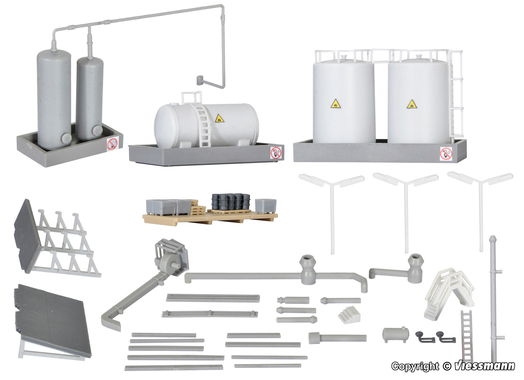 Kibri 36690 Deko-Set Industrie
