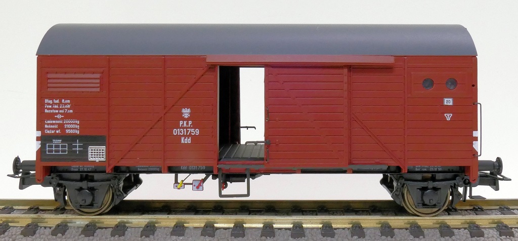 Exact-train 23710 PKP gedeckter Güterwagen Kdd Ep.3