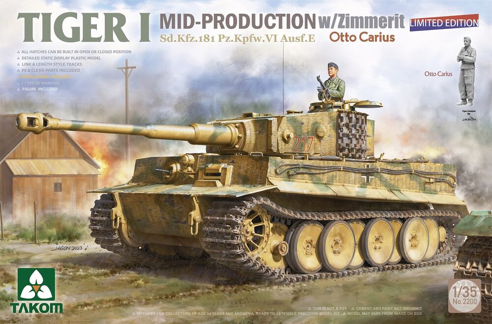 2200 Tiger I Mid-Production w/Zimmerit