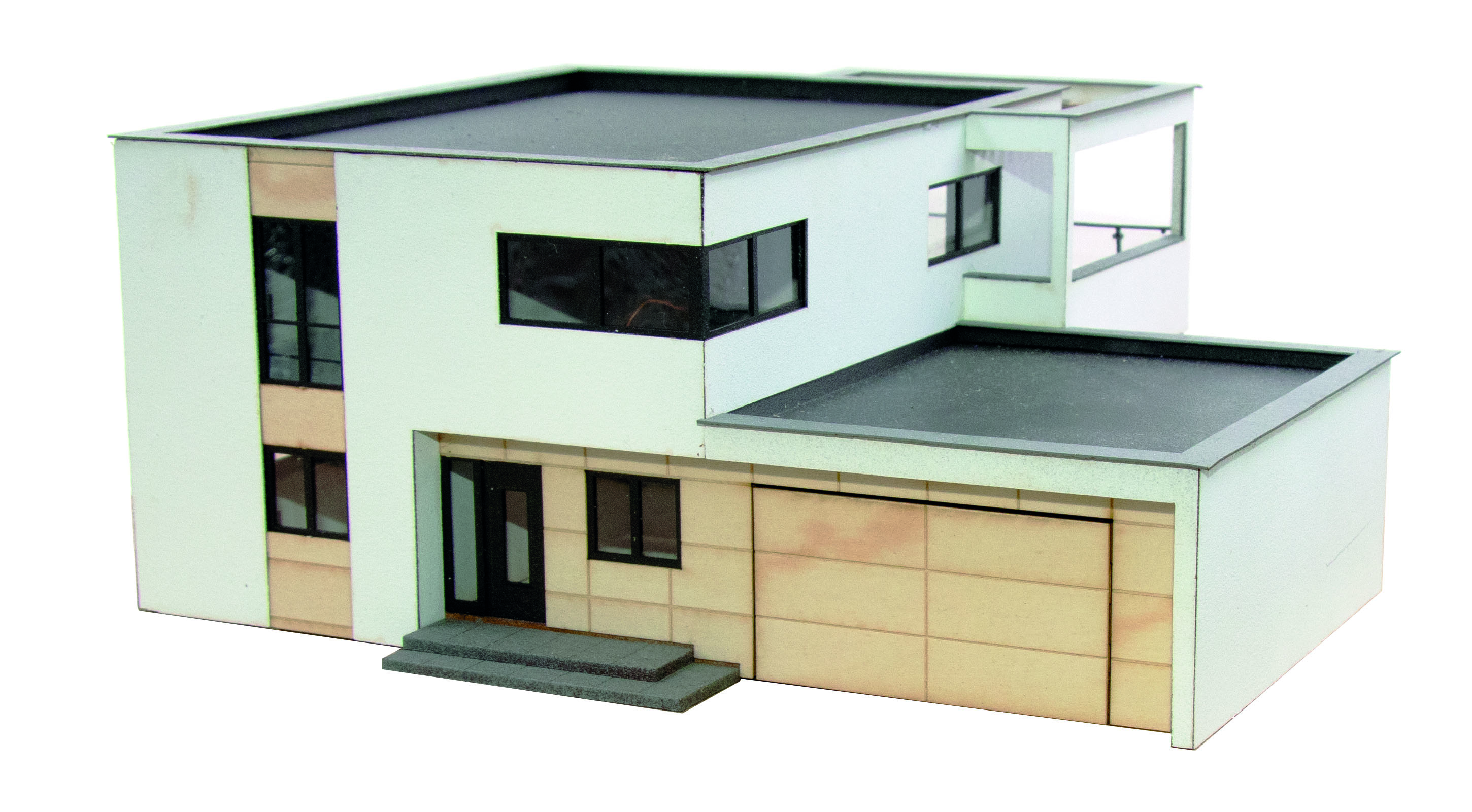 38338 H0 Kubushaus Anna mit Balkon