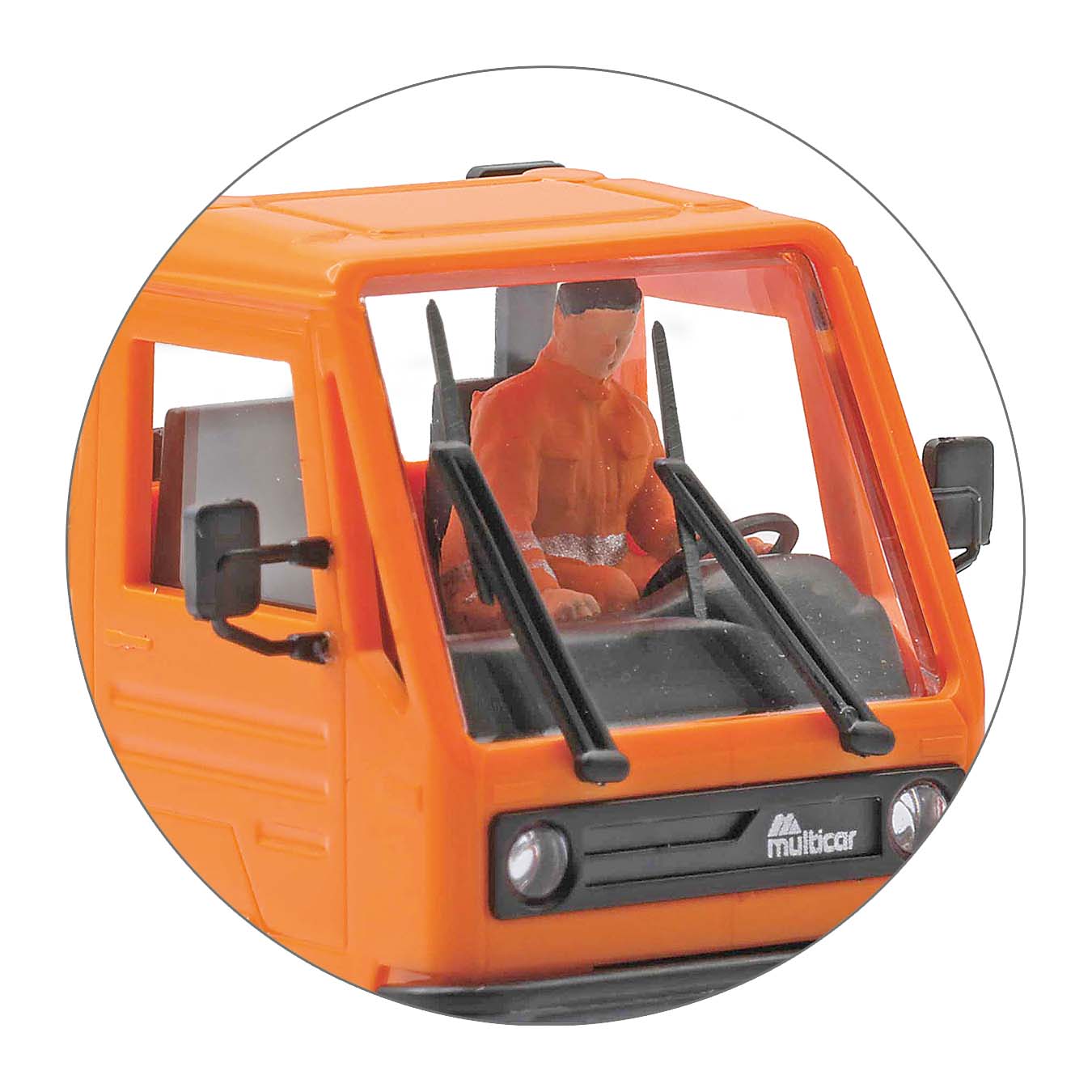 Busch Autos 42255 Multicar M26 Pritsche m.Fahrer orange