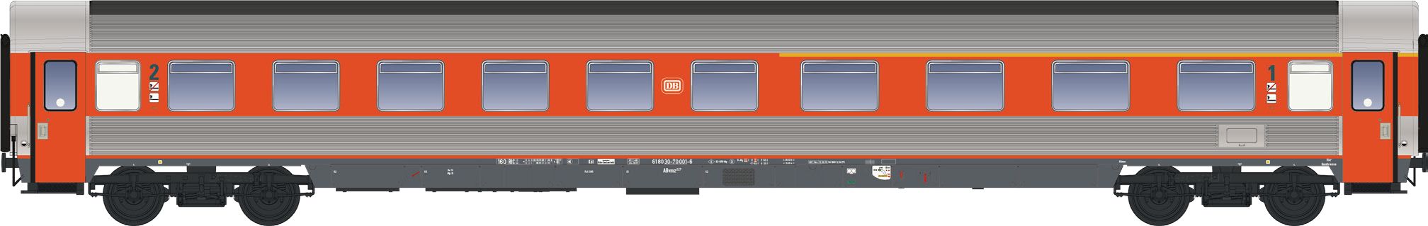 46012-1AC DB LHB Personenwagen Abwümz 227 Ep.4b AC