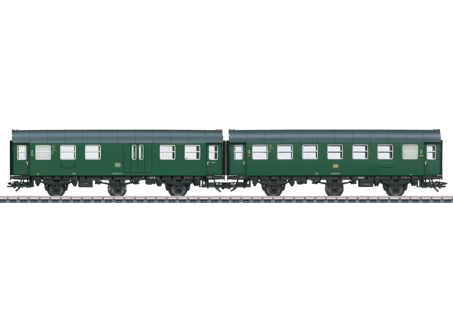 43196 DB Umbauwagen-Paar 2.Kl.+Gep. Ep.3