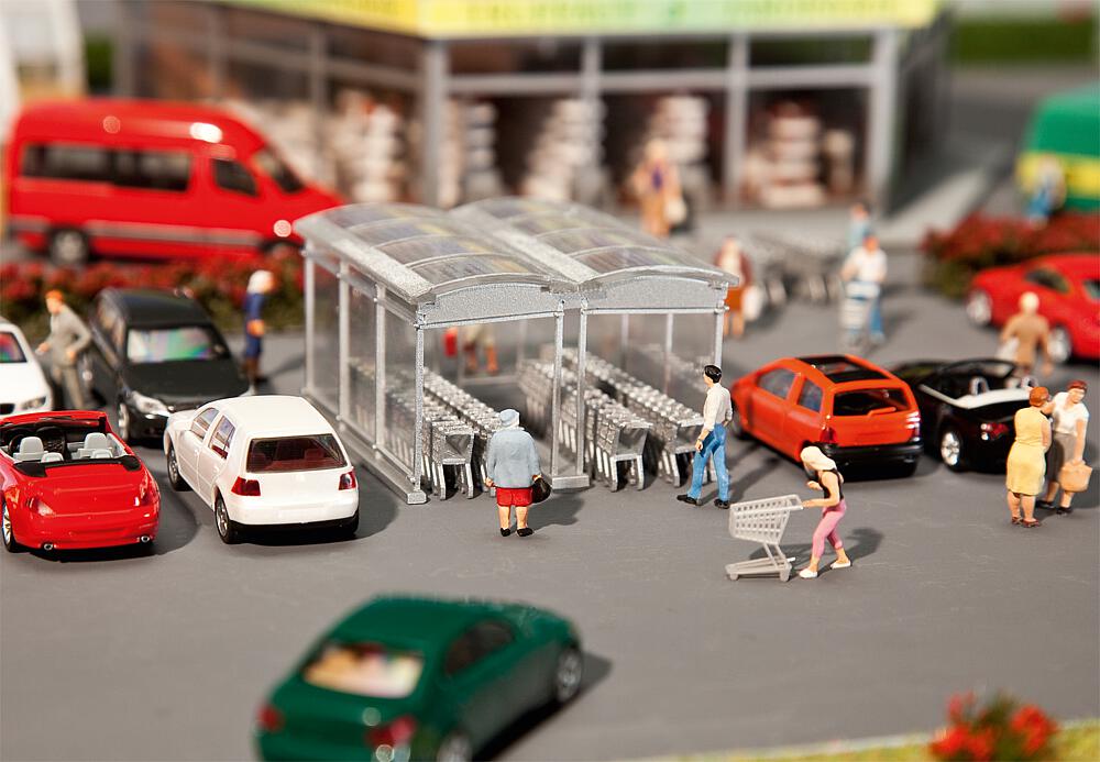 180606 Moderner Einkaufswagenunterstand