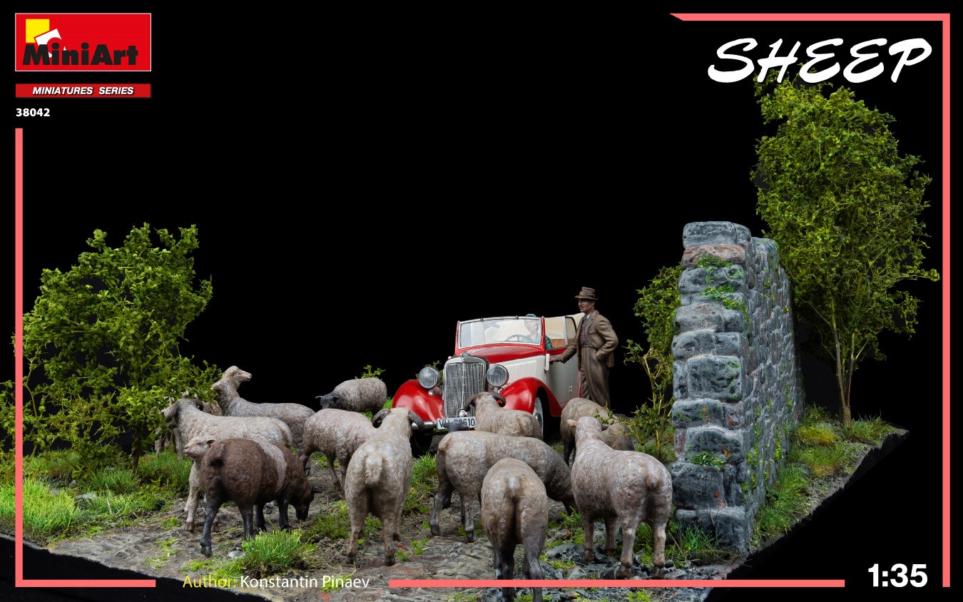 MiniArt 38042 Sheep / Schafe