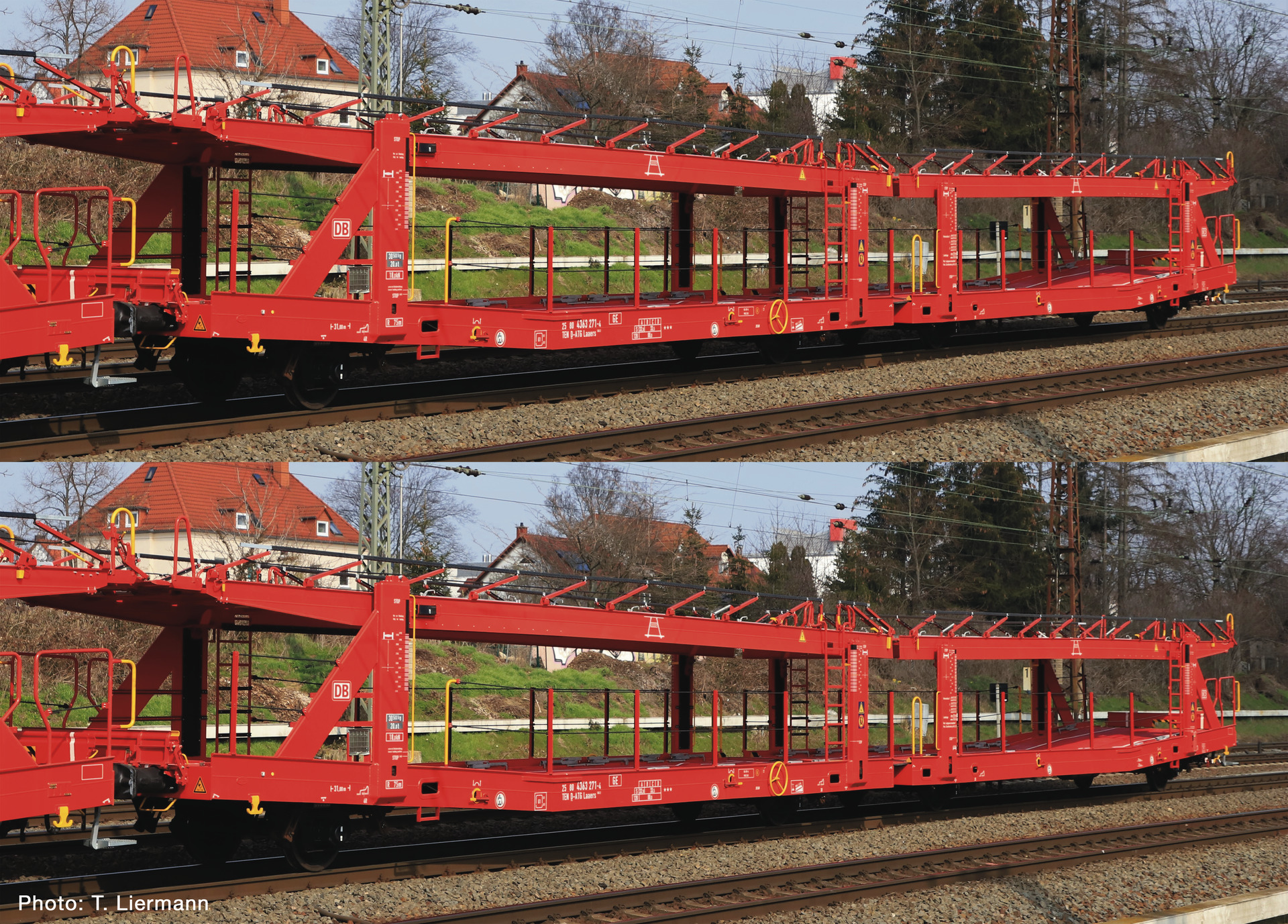 6600409 DB AG Autotransportwagen-Set Laaers Ep.6