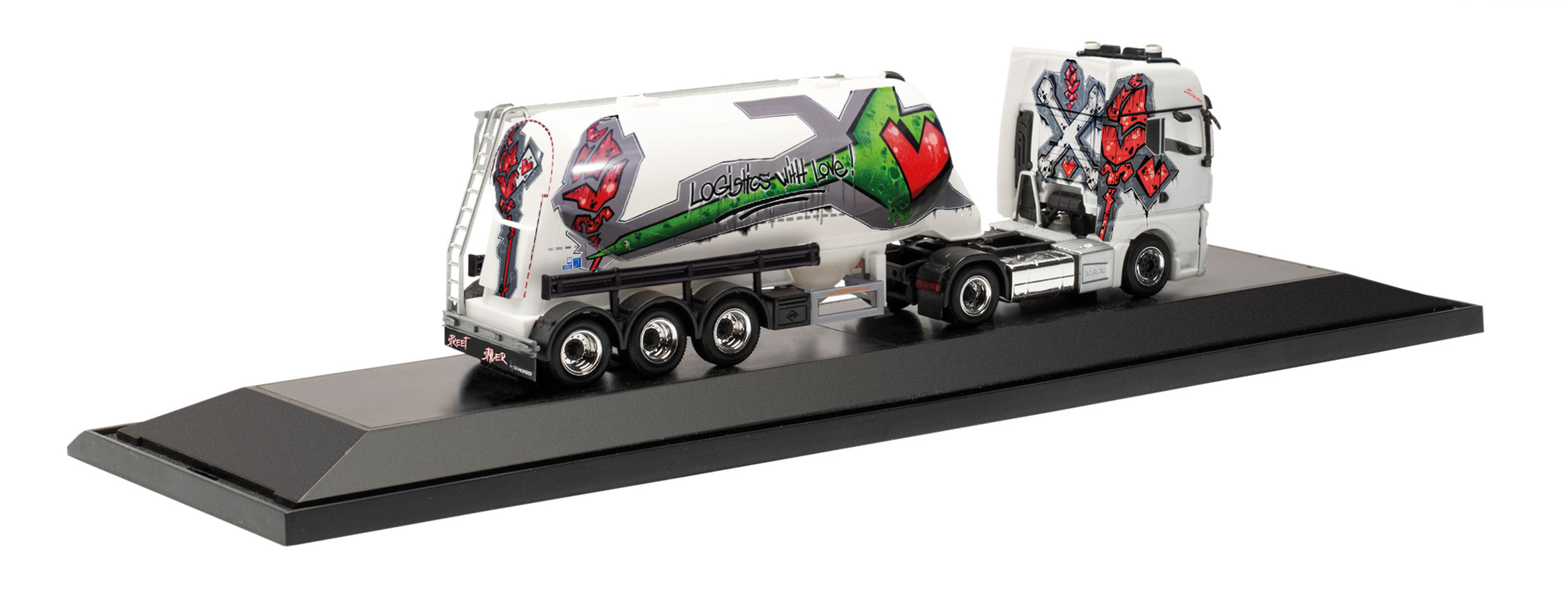 Herpa 122221 MAN TGX GX Eutersilo-SZ Denkinger