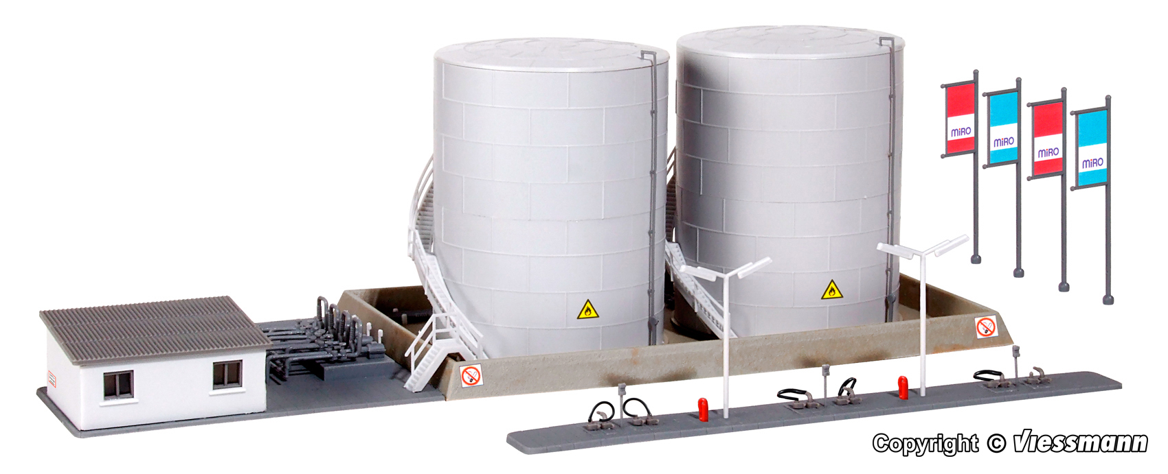 Kibri 37467 Zwei Hochtanks Miro