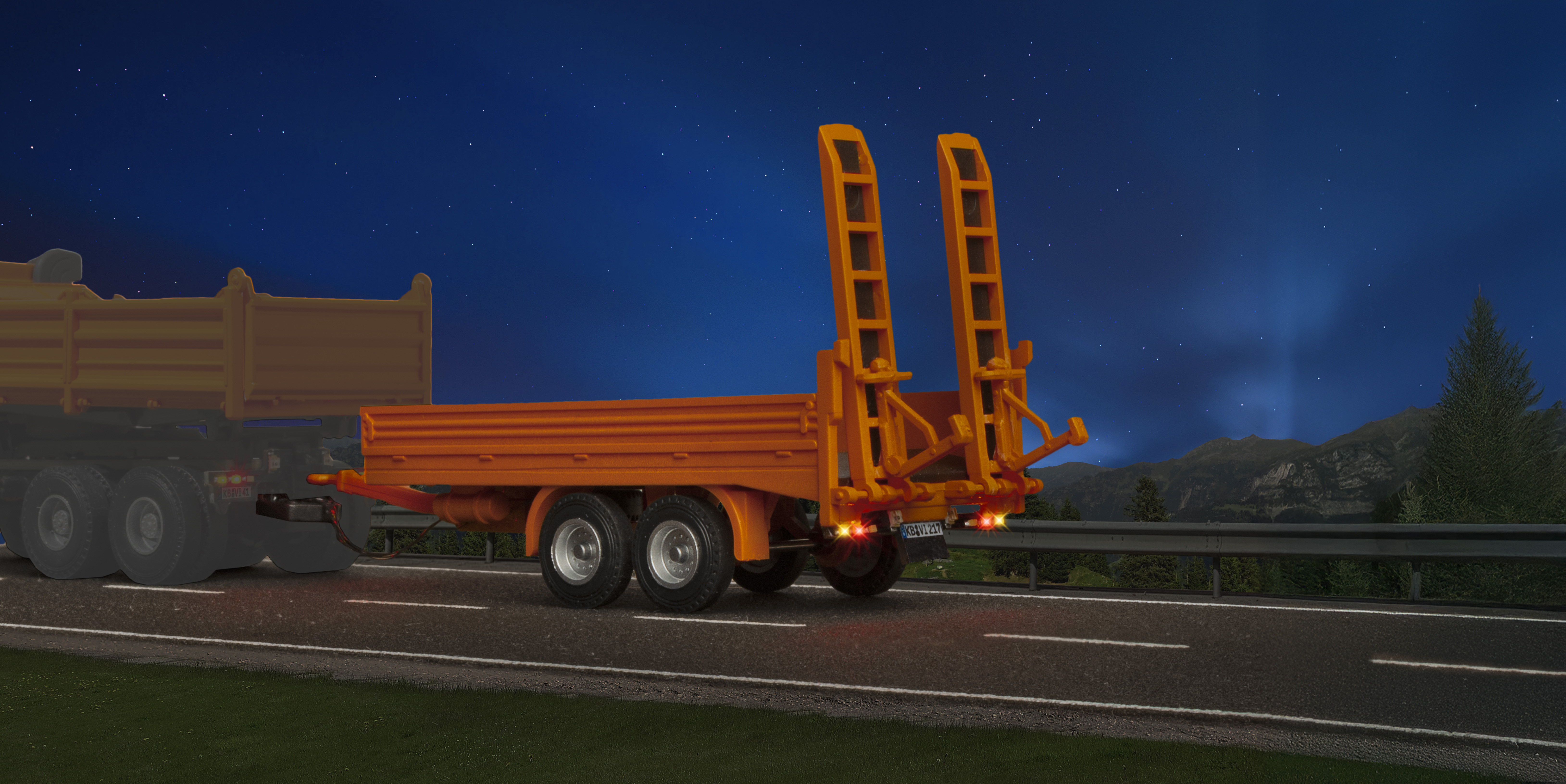 Viessmann 8217 CarMotion: Tandem-Tieflade-Anhänger