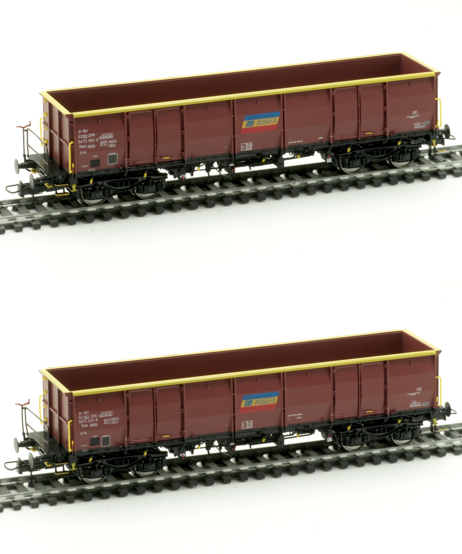 Albert Modell 500027 CFR offener Güterwagen-Set Eacs Ep.6