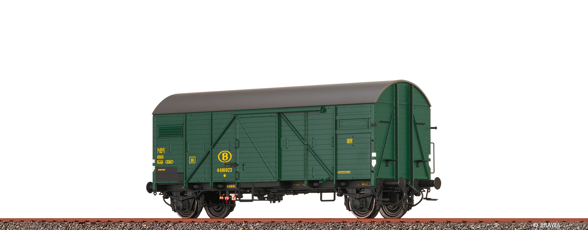 Brawa 51183 SNCB ged. Güterwagen Gmhs35 Ep.3