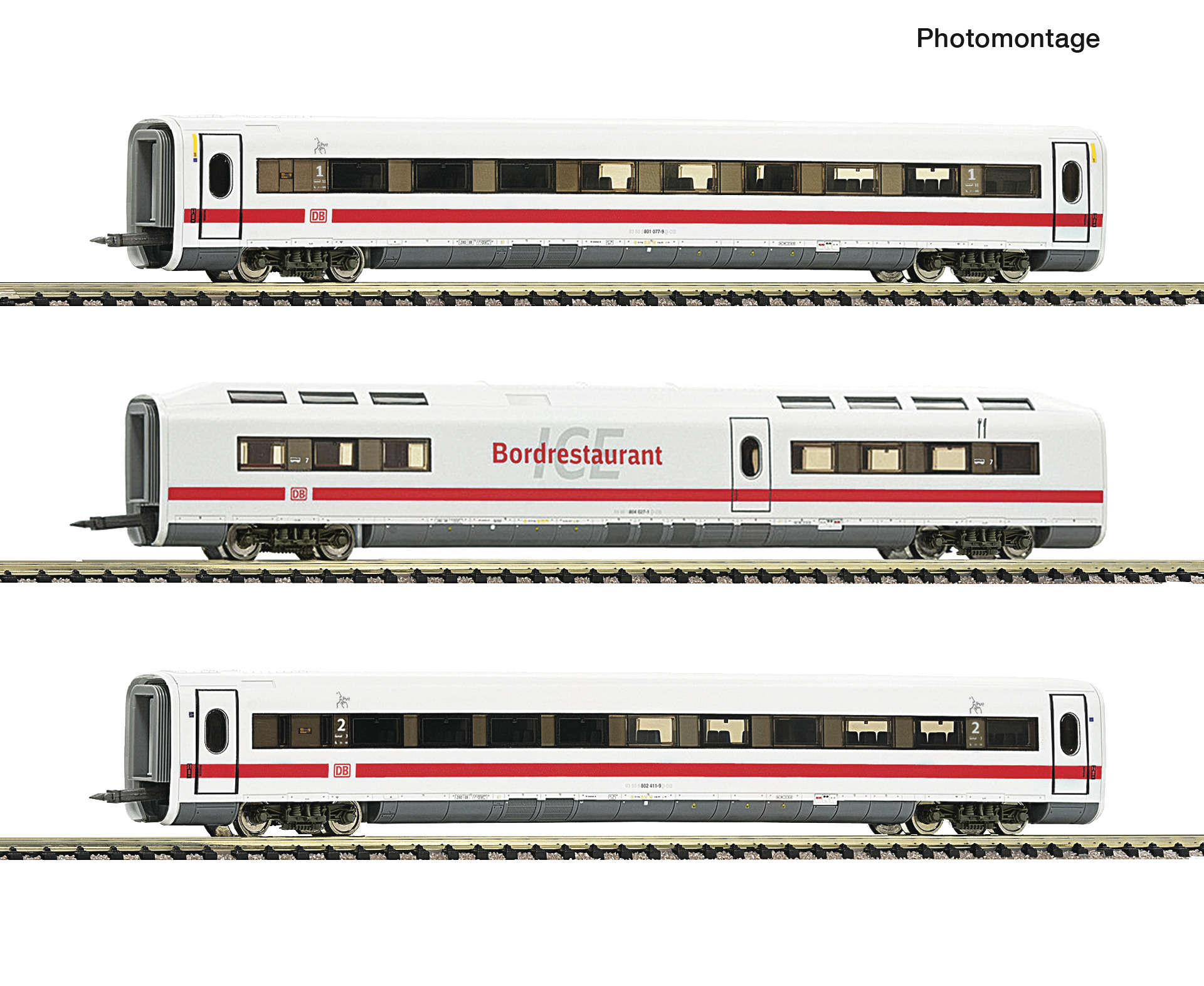 7760014 DBAG ICE1 Ergänzungswagen-Set 3tlg. Ep.6