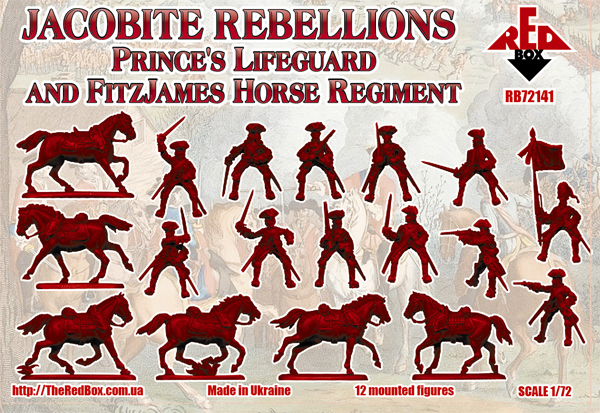 Red Box RB72141 Jacobite Rebellion Jacobite Cavalry
