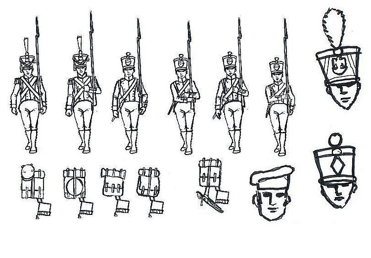 HäT - Hat Toy Soldiers 8294 Franzosen, marschierend
