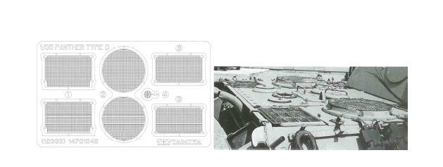 12666 Photoätzteileset Grill Panther Ausf.D