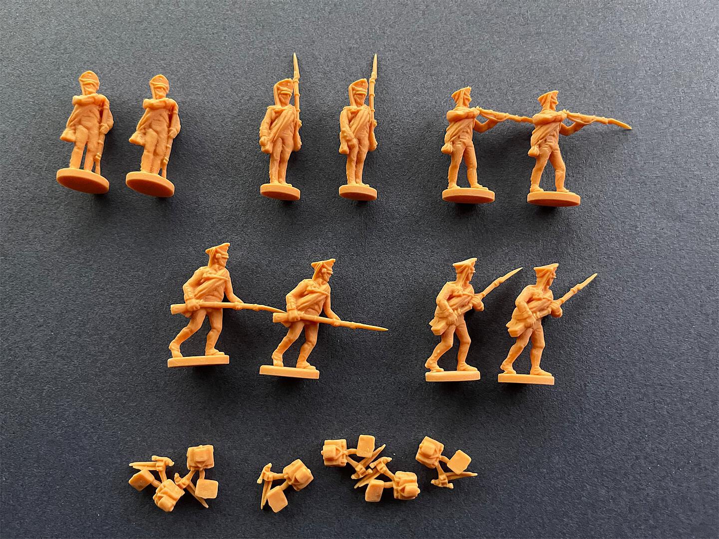 HäT - Hat Toy Soldiers 8351 Russische Infanterie, in Aktion
