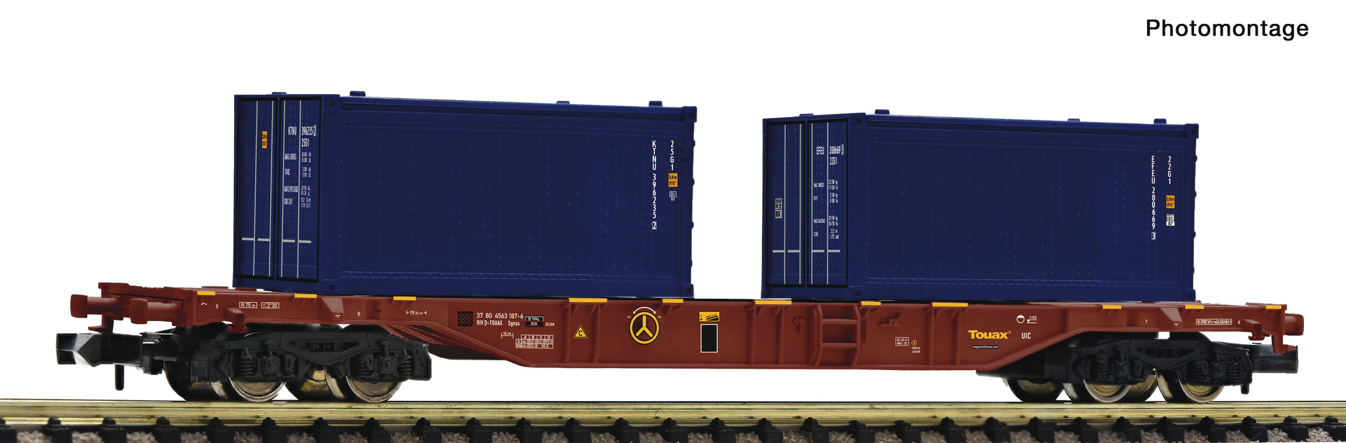 6660186 Touax Containertragwagen Sgnss Ep.6