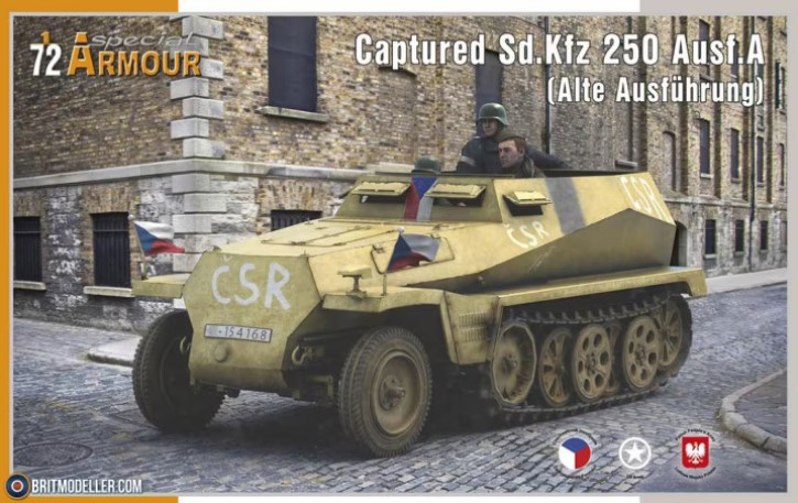 SA72027 Captured Sd.Kfz 250 - alte Ausführung