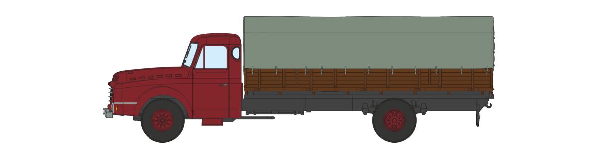 CB-197 Willeme Pritschen/Pl.-Lkw braun