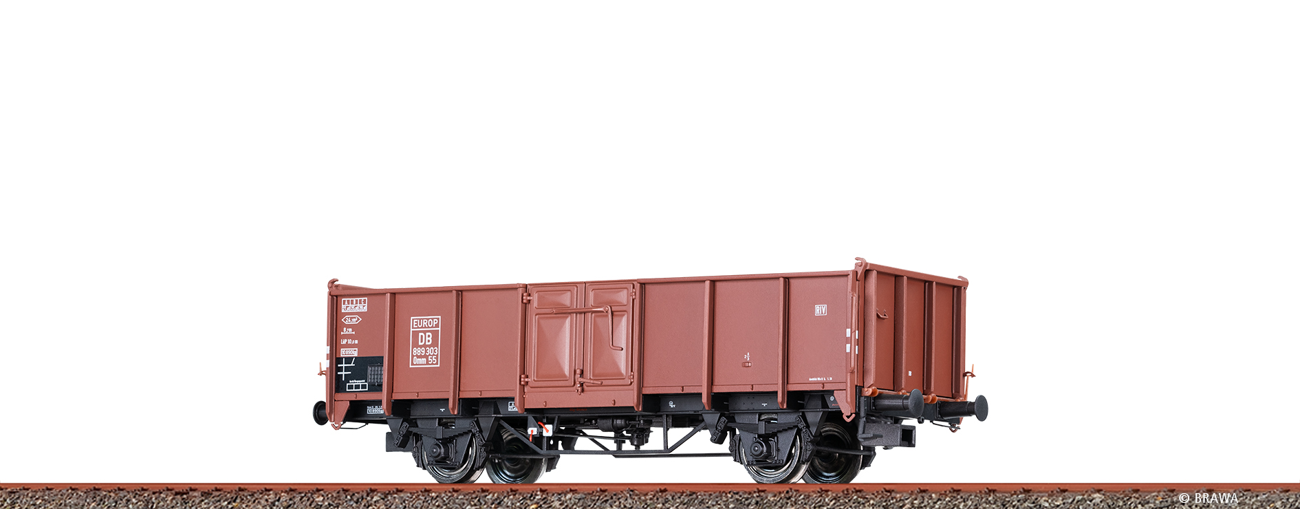 50057 DB offener Güterwagen Omm55 Ep.3 EUROP